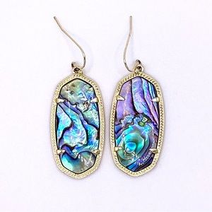 Kendra Scott Elle Earrings in Abalone/Gold
